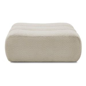 Béžová podnožka z textílie buklé Azra – Bobochic Paris vyobraziť