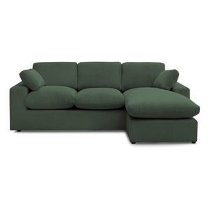 Zelená menčestrová rohová pohovka Belair – Bobochic Paris vyobraziť