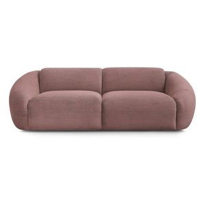 Ružová menčestrová pohovka 250 cm Tina – Bobochic Paris vyobraziť