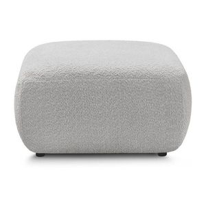 Svetlosivá podnožka z textílie buklé Montaigne – Bobochic Paris vyobraziť