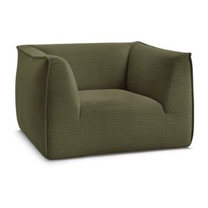 Zelené menčestrové kreslo Giorgia – Bobochic Paris vyobraziť