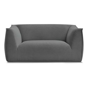 Tmavosivá menčestrová pohovka 170 cm Giorgia – Bobochic Paris vyobraziť