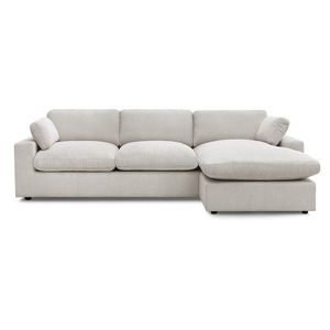 Béžová menčestrová rohová pohovka Belair – Bobochic Paris vyobraziť