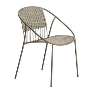 Taupe záhradná stolička Atrani – Kave Home vyobraziť