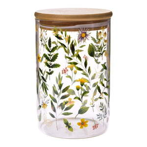 Sklenená dóza na potraviny Wildflowers – Dakls vyobraziť