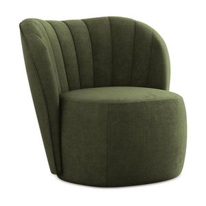 Zelené ženilkové kreslo Keloa – Makamii vyobraziť