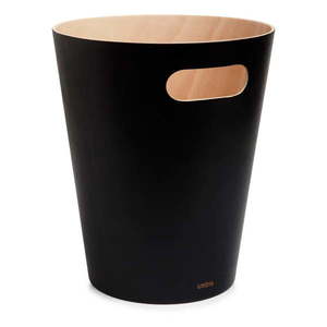 Čierny kancelársky odpadkový kôš 7, 5 l Woodrow – Umbra vyobraziť
