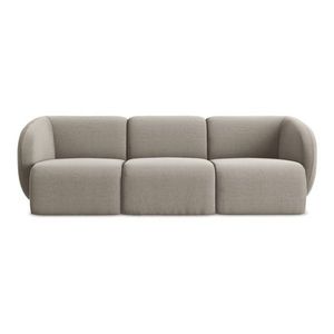 Svetlohnedá zamatová pohovka 244 cm Lani – Makamii vyobraziť