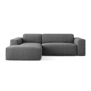 Sivá rohová pohovka (ľavý roh/s leňoškou) Keli – Makamii vyobraziť