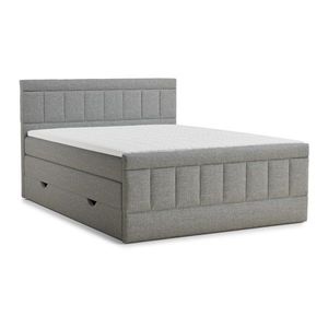Sivá boxspring posteľ s úložným priestorom 180x200 cm Caya – Maison de Rêve vyobraziť