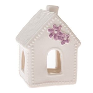 Porcelánový svietnik na čajovú sviečku House – Dakls vyobraziť