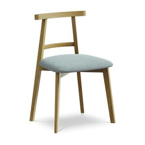 Modrá jedálenská stolička z masívneho dreva Ohelo – Makamii vyobraziť