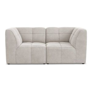 Béžová zamatová pohovka 180 cm Aloha – Makamii vyobraziť