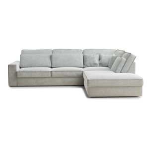 Svetlosivá ženilková rohová pohovka (pravý roh/do L) Kirou – Maison de Rêve vyobraziť