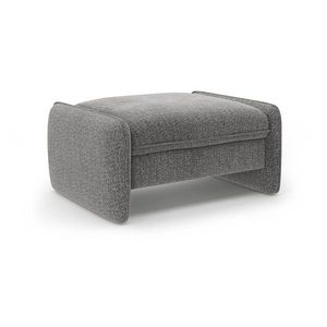 Tmavosivá ženilková podnožka Georgia – Micadoni vyobraziť