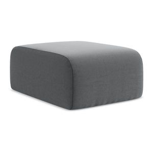 Sivá zamatová podnožka Lani – Makamii vyobraziť