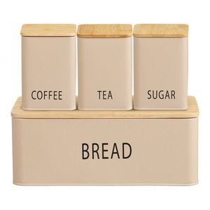 Kovové dózy v súprave 4 ks Tula – House Nordic vyobraziť