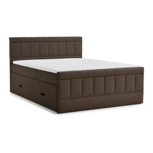 Hnedá boxspring posteľ s úložným priestorom 180x200 cm Caya – Maison de Rêve vyobraziť