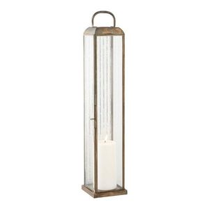 Kovový/sklenený lampáš (výška 60 cm) Herslev – House Nordic vyobraziť
