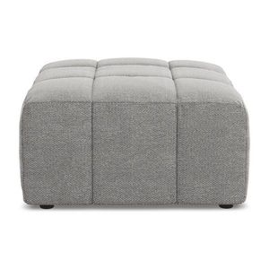 Sivá podnožka z textílie buklé Aloha – Makamii vyobraziť