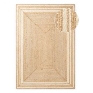 Krémovobiely/v prírodnej farbe obojstranný/ručne tkaný jutový koberec 120x170 cm Jutta – Hanse Home vyobraziť