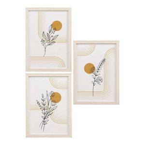 Rámčeky v súprave 3 ks na stenu v svetlo prírodnej farbe 21x30 cm Madison – House Nordic vyobraziť