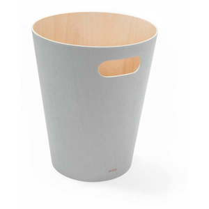 Svetlosivý kancelársky odpadkový kôš 7, 5 l Woodrow – Umbra vyobraziť