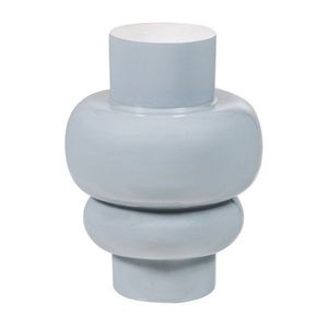 Svetlosivá kovová váza (výška 27 cm) Auri – WOOOD vyobraziť