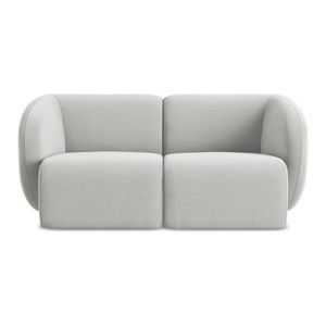 Svetlosivá zamatová pohovka 174 cm Lani – Makamii vyobraziť