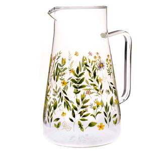 Sklenený džbán Wildflowers – Dakls vyobraziť