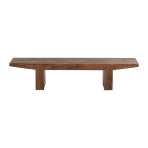 Konferenčný stolík z masívu akácie v tmavo prírodnej farbe 48x152 cm Eron – WOOOD vyobraziť