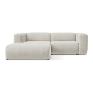 Béžová rohová pohovka (ľavý roh/s leňoškou) Ekahi – Makamii vyobraziť