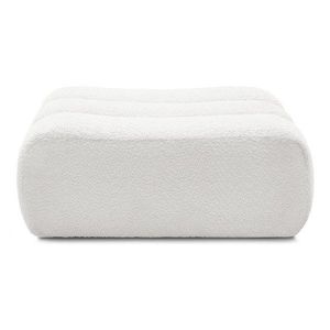 Biela podnožka z textílie buklé Azra – Bobochic Paris vyobraziť