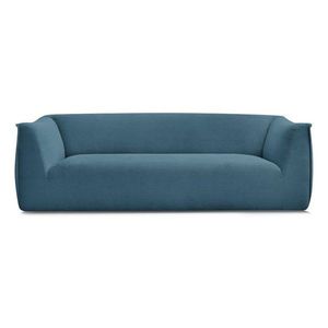 Modrá menčestrová pohovka 242 cm Giorgia – Bobochic Paris vyobraziť