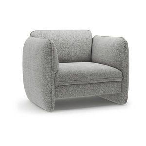 Svetlosivé ženilkové kreslo Georgia – Micadoni vyobraziť