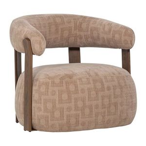 Béžové kreslo Foon – WOOOD vyobraziť