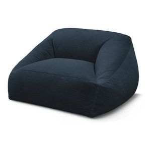 Tmavomodrý sedací vak z umelej kožušiny Lilibet – Bobochic Paris vyobraziť