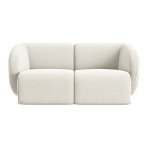 Béžová zamatová pohovka 174 cm Lani – Makamii vyobraziť