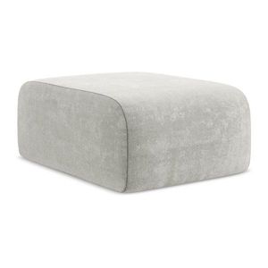 Svetlosivá ženilková podnožka Lani – Makamii vyobraziť