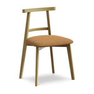 Jedálenská stolička z masívneho dreva v terakotovej farbe Ohelo – Makamii vyobraziť