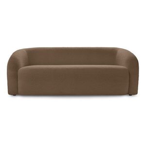 Hnedá pohovka z textílie buklé 193 cm Elina – Bobochic Paris vyobraziť