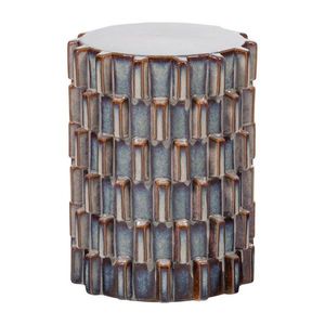 Keramický okrúhly odkladací stolík ø 35 cm Axu – WOOOD vyobraziť