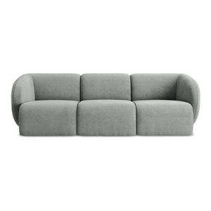 Sivá ženilková pohovka 244 cm Lani – Makamii vyobraziť