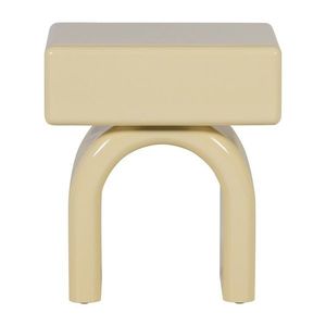 Svetložltý lesklý nočný stolík Zorel – WOOOD vyobraziť