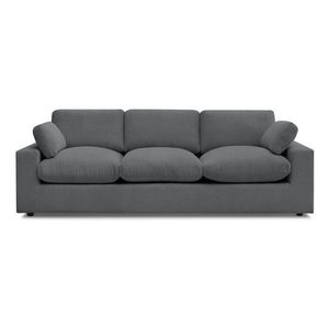 Tmavosivá menčestrová pohovka 250 cm Belair – Bobochic Paris vyobraziť