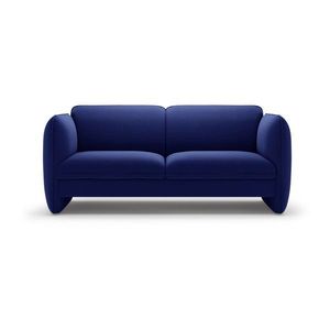 Modrá zamatová pohovka 168 cm Georgia – Micadoni vyobraziť