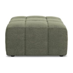 Zelená podnožka z textílie buklé Aloha – Makamii vyobraziť