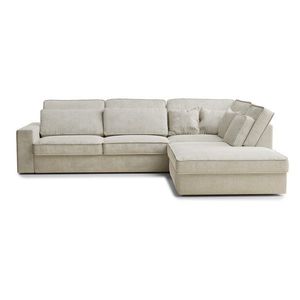 Sivobéžová ženilková rohová pohovka (pravý roh/do L) Kirou – Maison de Rêve vyobraziť