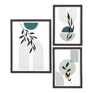 Čierne rámčeky v súprave 3 ks na stenu 30x40 cm Aspen – House Nordic vyobraziť