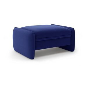 Modrá zamatová podnožka Georgia – Micadoni vyobraziť